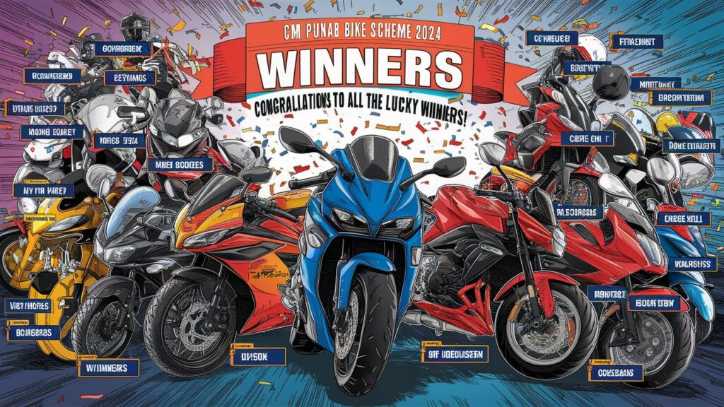CM Punjab bike scheme 2024 full list of winners