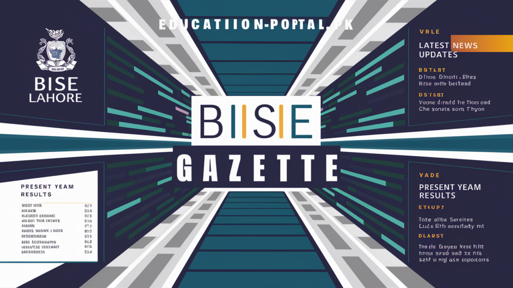 BISE Lahore Gazette Last 5 Year