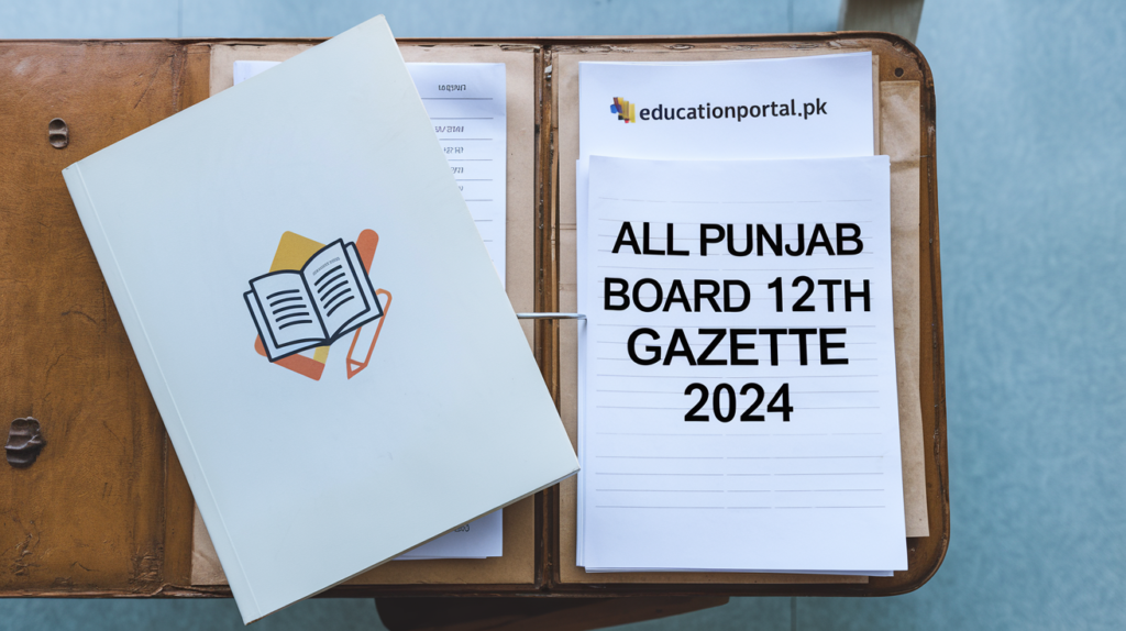 All Punjab Board 12th Gazette 2024