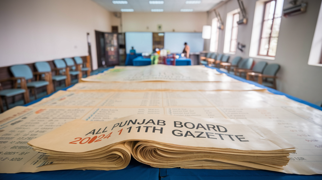 All Punjab Board 11th Gazette 2024