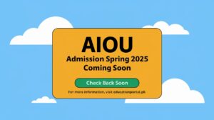 AIOU Admission