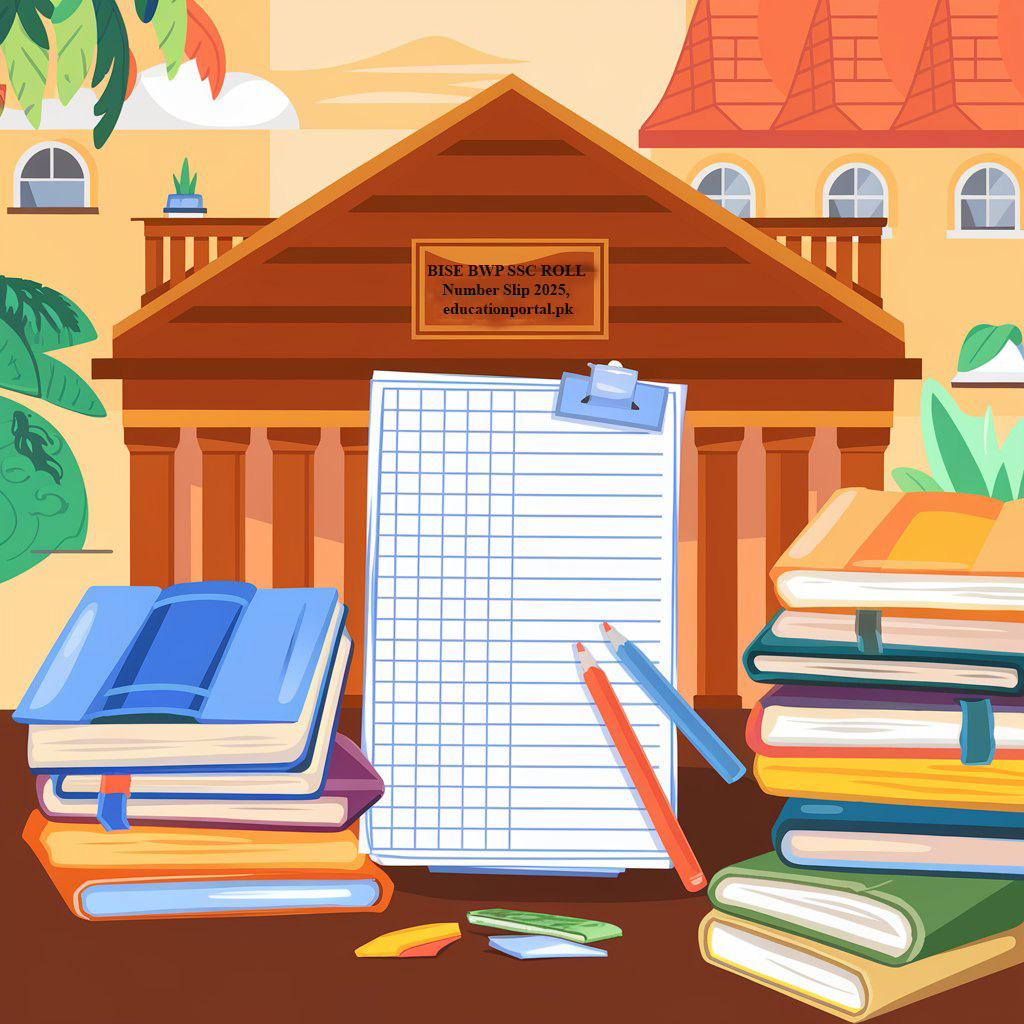 BISE BWP SSC ROLL Number Slip 2025, educationportal.pk