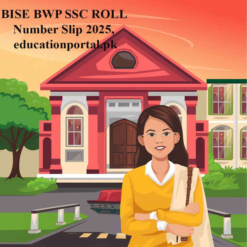 BISE BWP SSC ROLL 
Number Slip 2025, 
educationportal.pk