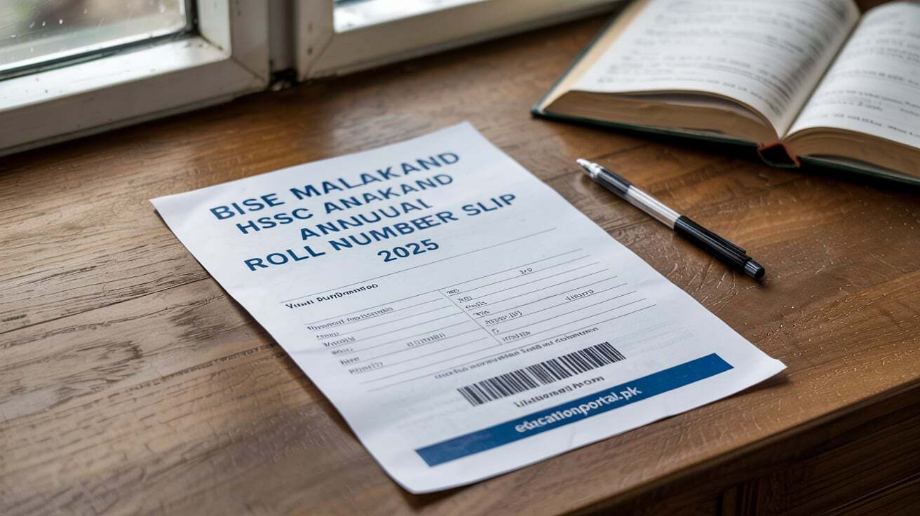 BISE Malakand Roll Number Slip 2025