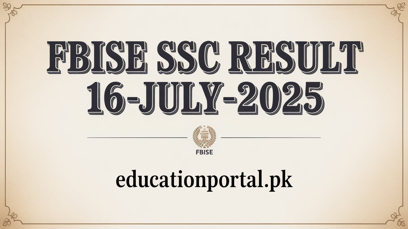 FBISE SSC Result 2025