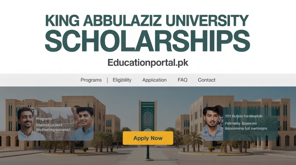 King Abdulaziz University Scholarships