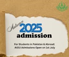 allama iqbal open university admission 2025