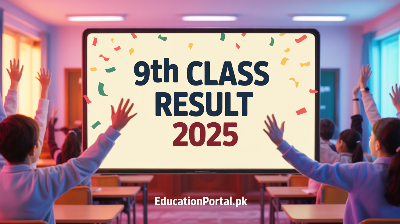 9th class result 2025 lahore board