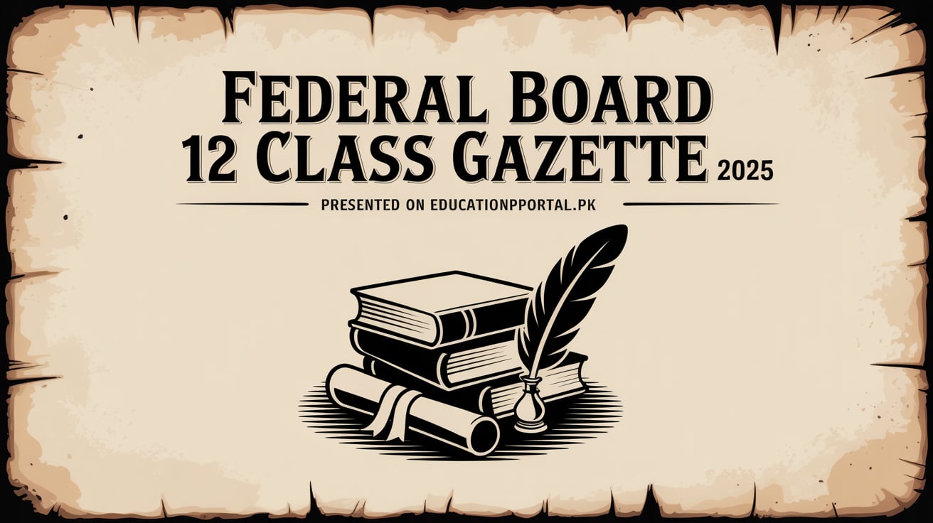 Federal Board 12 Class Gazette 2025