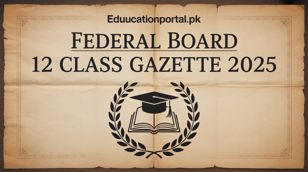 hssc gazette 2025 federal board